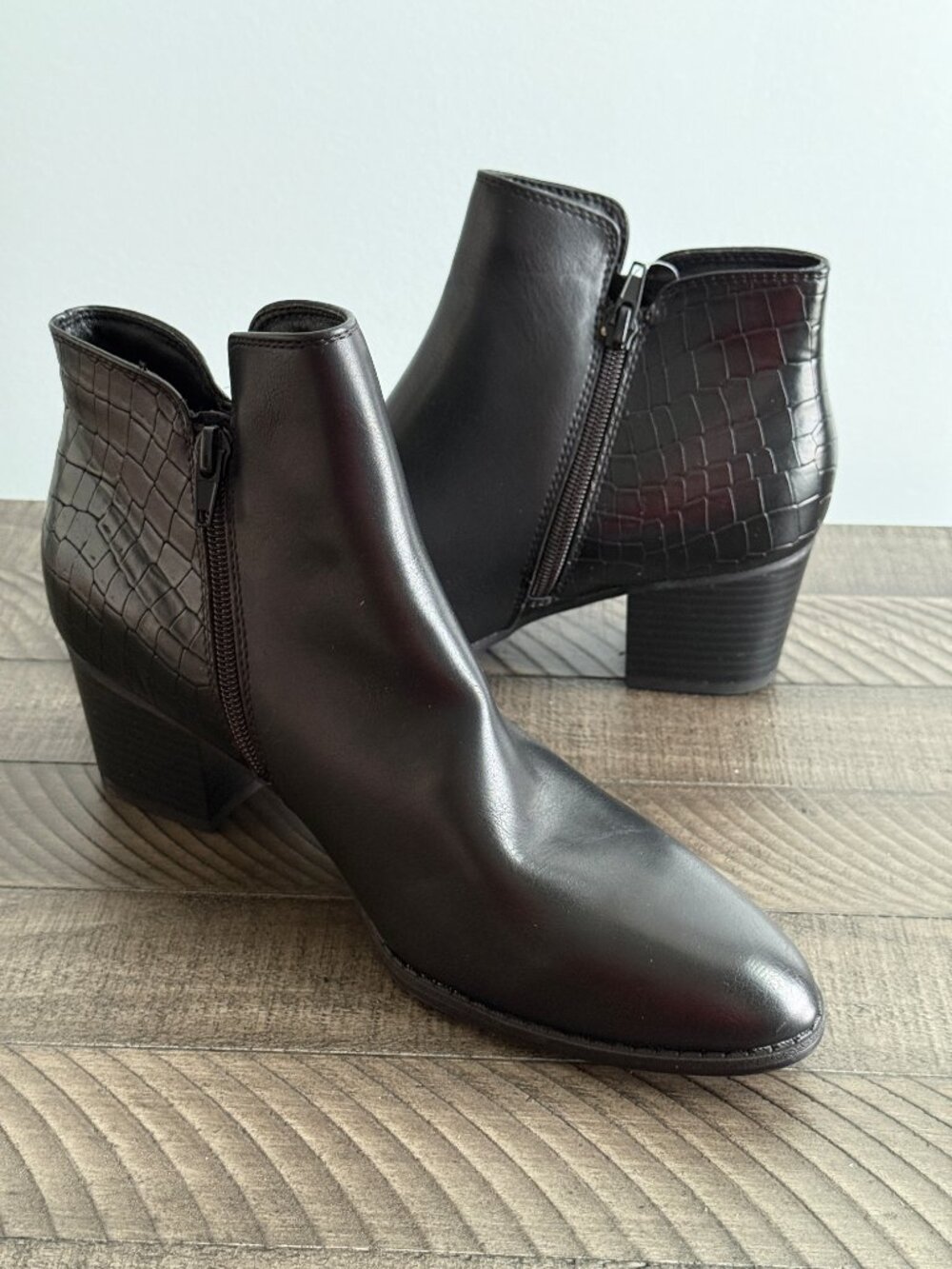 Kim Rogers Black Ankle Boots - Nepturn Booties - Women's Size 8.5M - Picture 2 of 10
